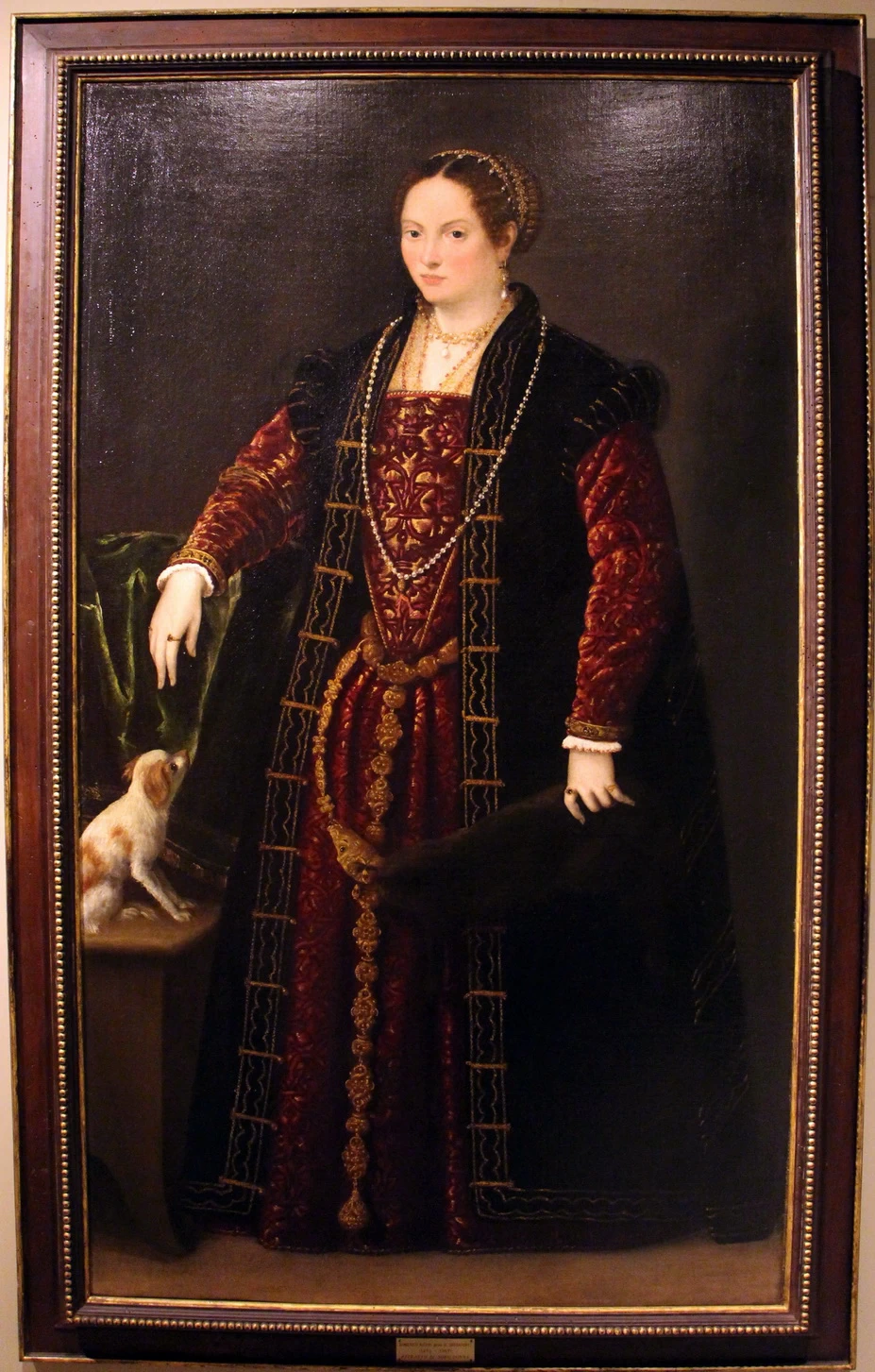 Ritratto di cecilia chiericati franceschini, 1551
