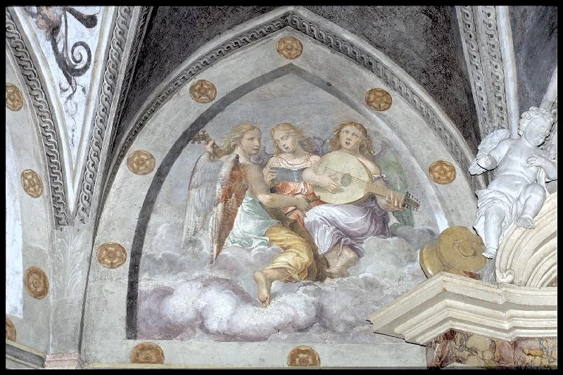 Angeli musicanti con liuto