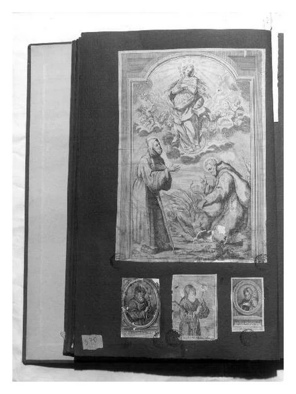Giovanni Antonio Burrini 110 Madonna Immacolata e Santi Genova