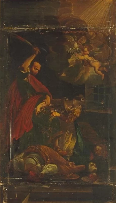 Giovanni Antonio Burrini 45 martirio di san Eufemia Cesena