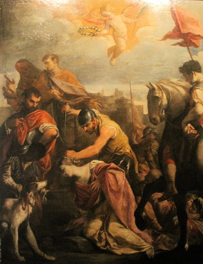 Giovanni Antonio Burrini 49 Martirio di santa Vittoria Ausstellung im Musée départemental de l'Oise