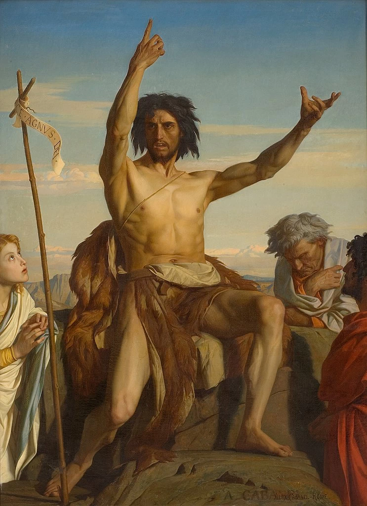 Alexandre Cabanel 115 San Giovanni Battista, 1849 Musée Fabre, Montpellier