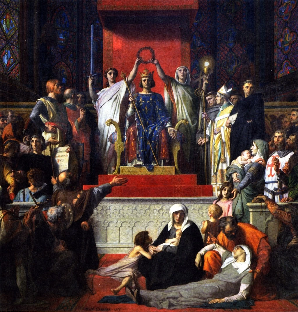 Alexandre Cabanel 39 La glorificazione di San Luigi, 1853 Musée Fabre, Montpellier