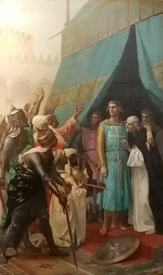 Alexandre Cabanel 48 La Vita di San Luigi. Il prigioniero in Palestina Pantheon di Parigi, 1874