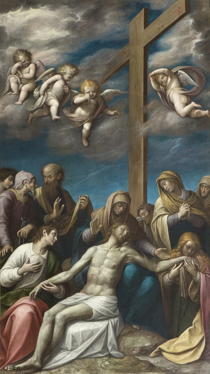Guglielmo Caccia 130 Compianto sul Cristo morto Basilica of San Gaudenzio, Novara