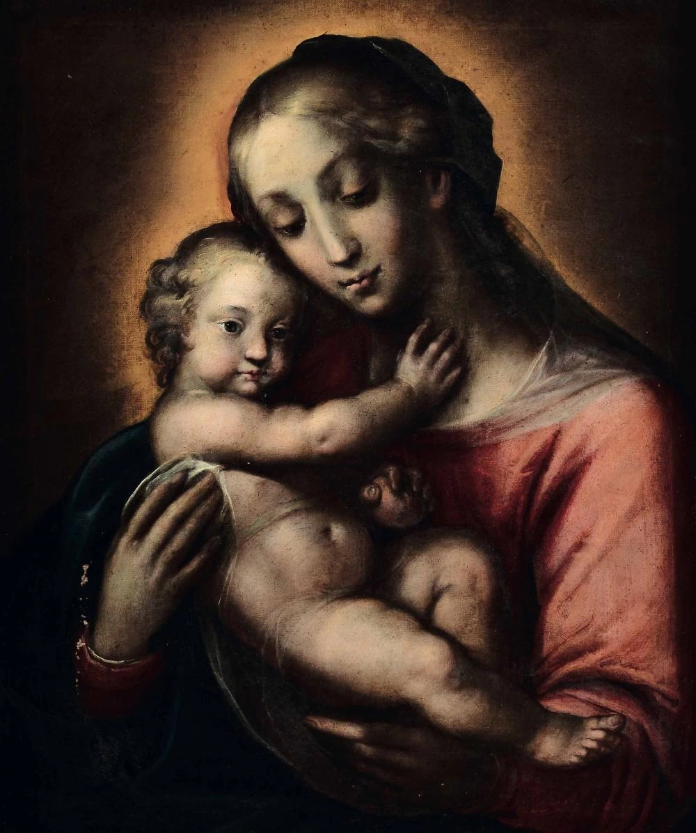 Orsola Caccia 85 Madonna con Bambino atttribuito