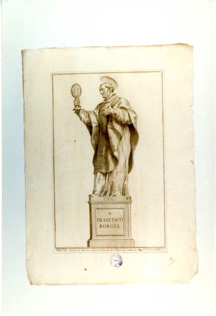 Giuseppe Cades 106 San Francesco Borgia Biblioteca Comunale Michele Romano