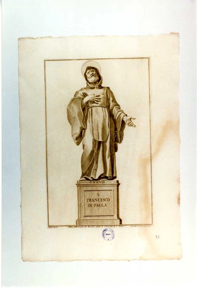 Giuseppe Cades 107 San Francesco da Paola Biblioteca Comunale Michele Romano