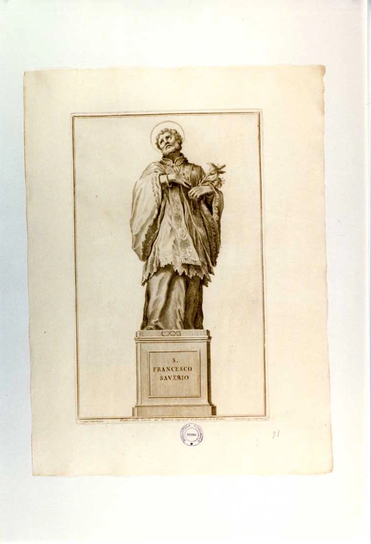 Giuseppe Cades 108 San Francesco Saverio Biblioteca Comunale Michele Romano