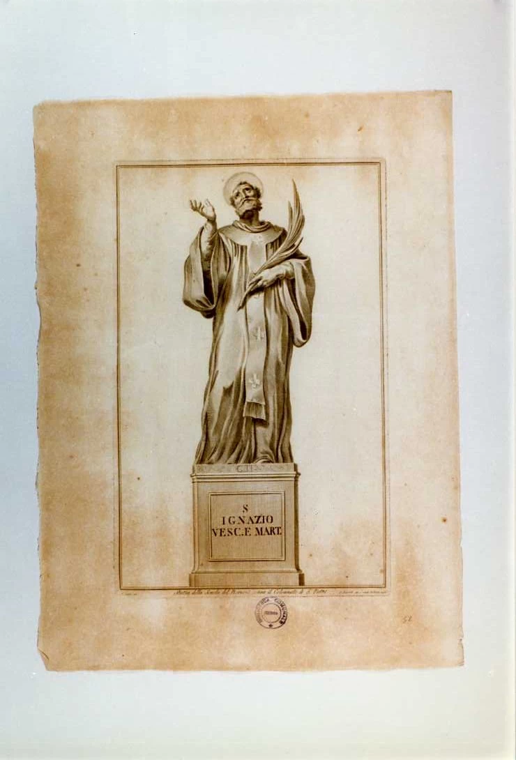 Giuseppe Cades 118 San Ignazio vescovo Biblioteca Comunale Michele Romano