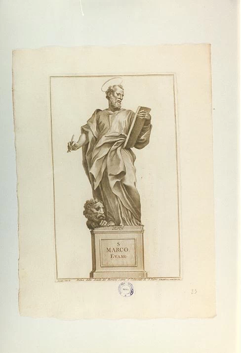 Giuseppe Cades 125 San Marco evangelista Biblioteca Comunale Michele Romano
