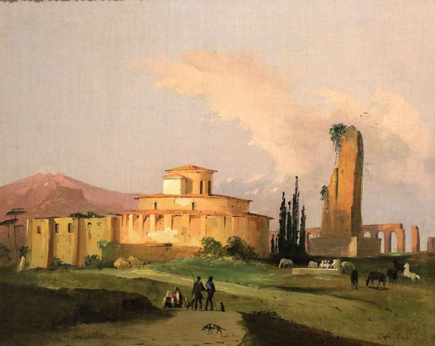 Ippolito Caffi 60 Mausoleo di Santa Costanza