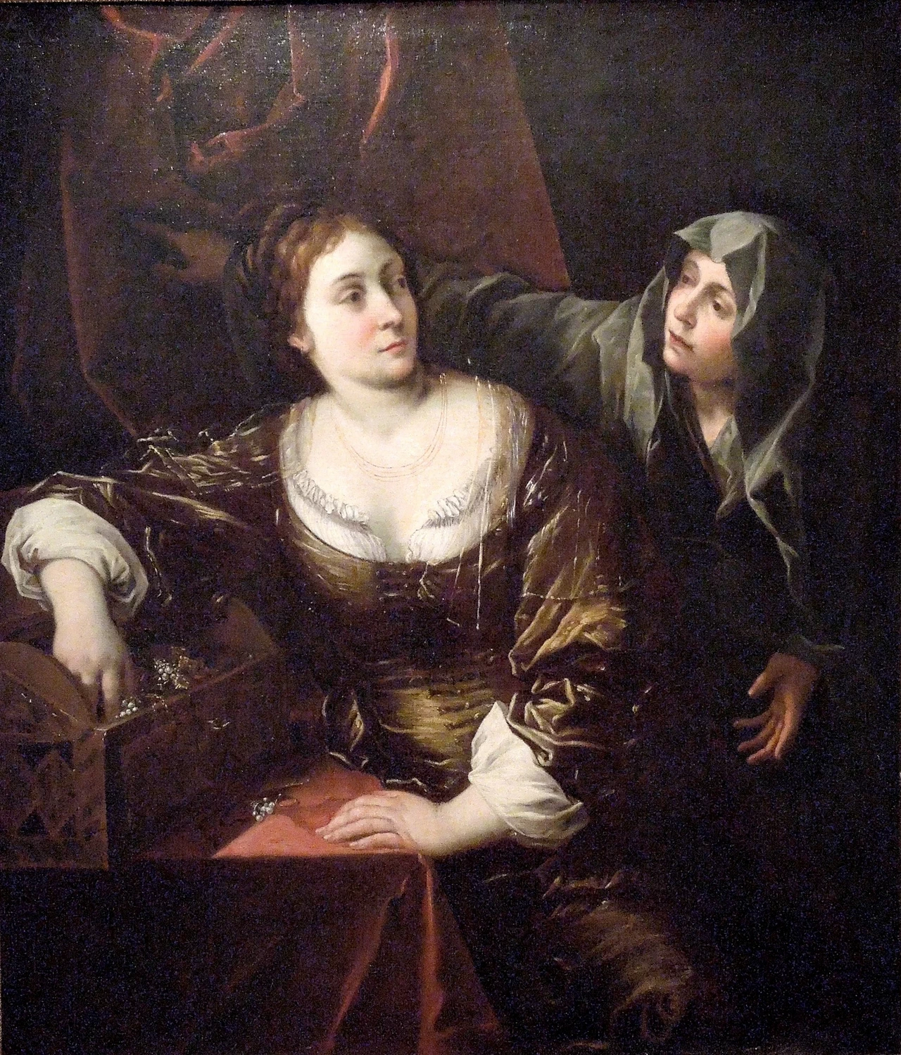 Francesco Cairo 28 Esortazione di santa Marta a santa Maddalena Musée des Beaux Arts, Nîmes