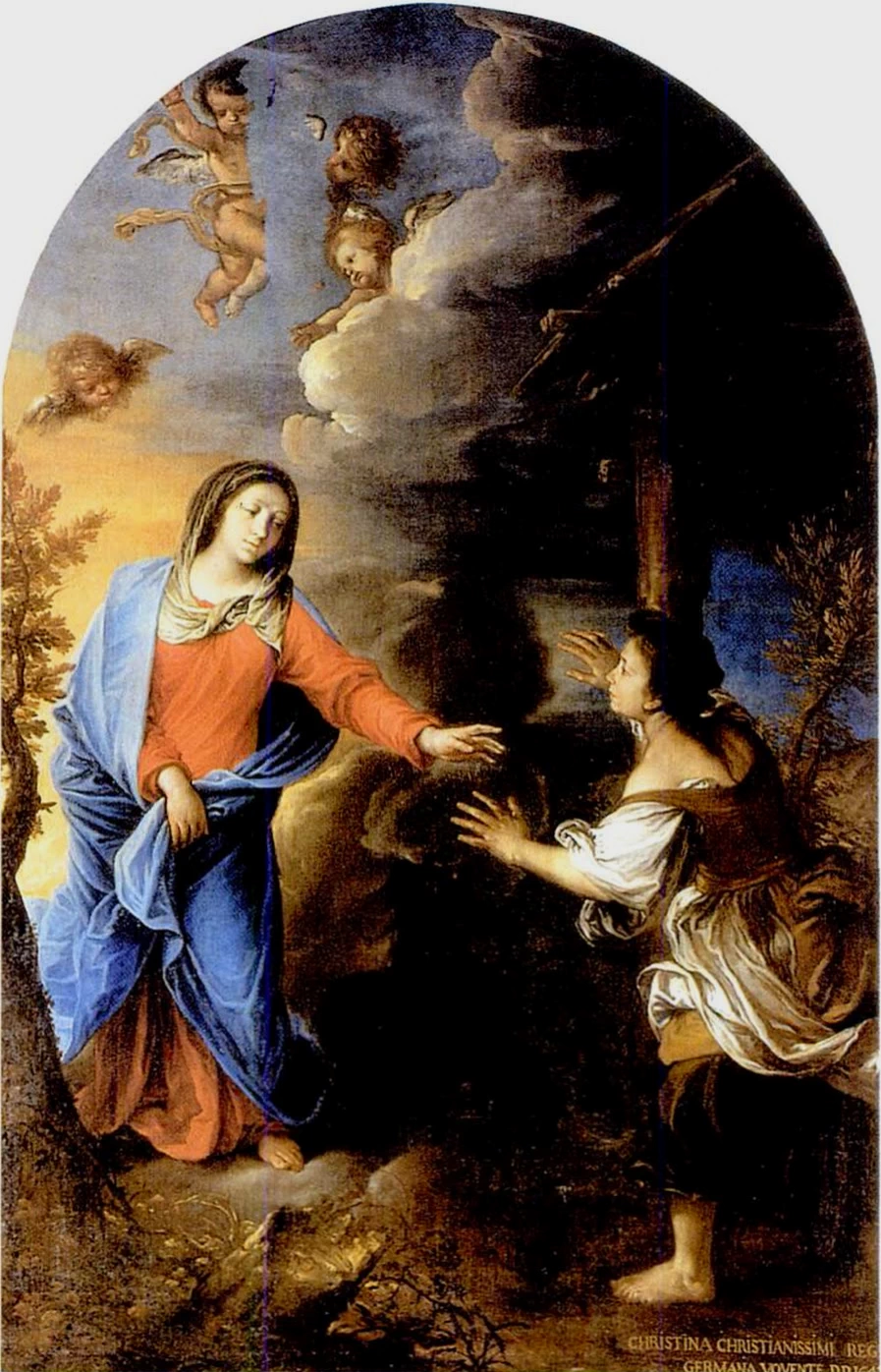 Francesco Cairo 50 La Vergine appare a Petrina Tesio Savigliano (Cuneo), Santuario Madonna dell'Apparizione