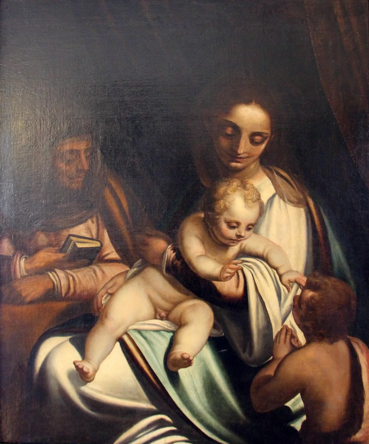 Luca Cambiaso 105 Madonna col Bambino, san Giovannino e s. Elisabetta Palazzo Rosso, Genova