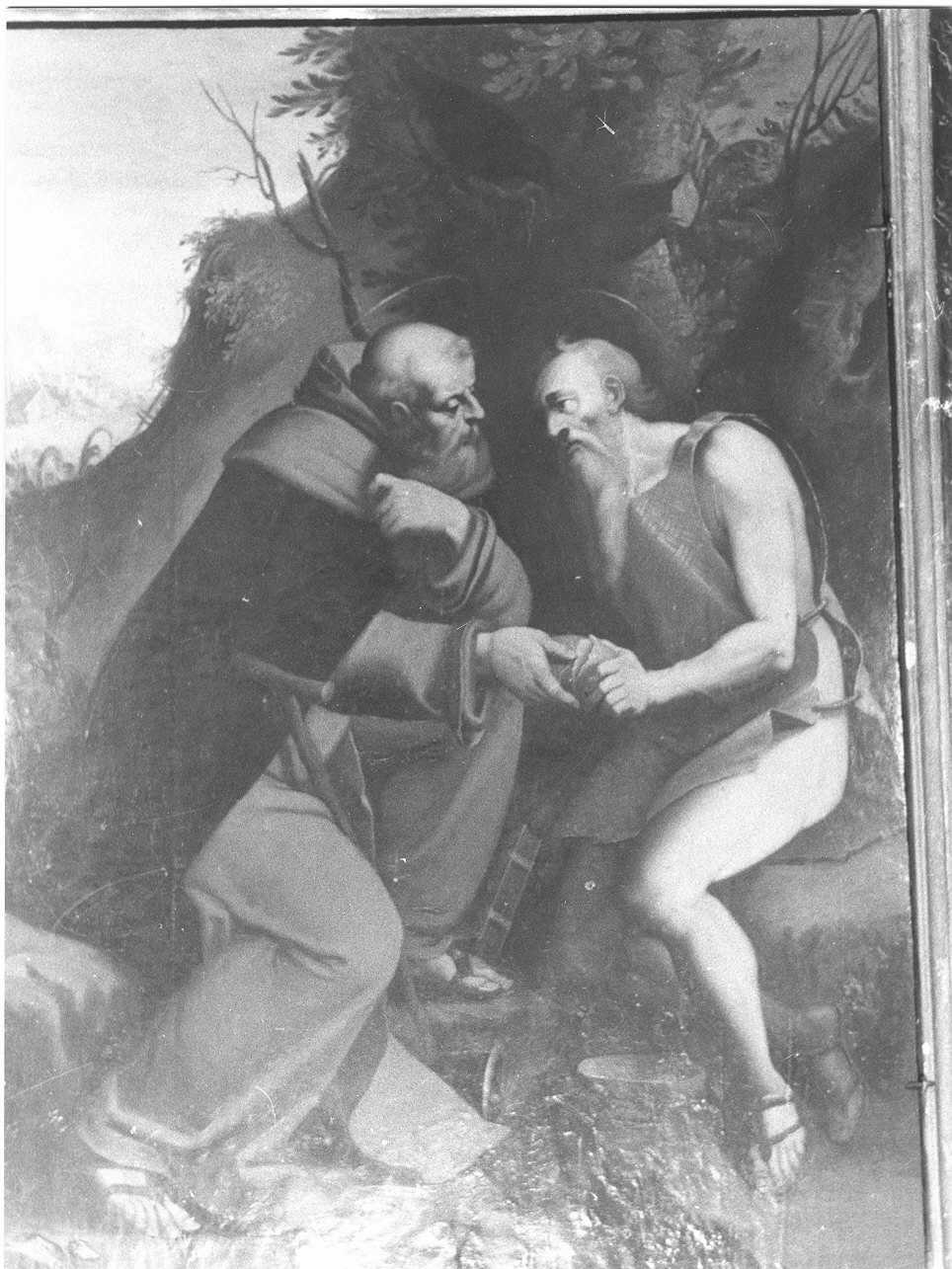 Luca Cambiaso 188 Sant'Antonio Abate e San Paolo Eremita nutriti da un corvo Taggia, Imperia