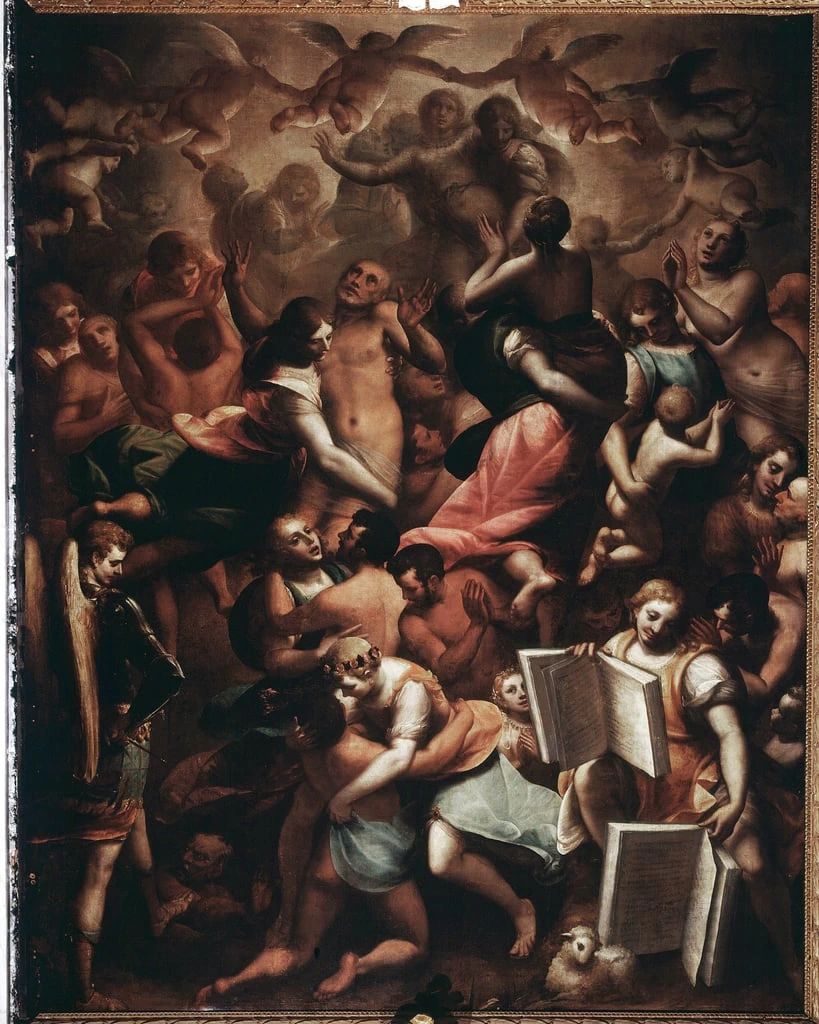 Luca Cambiaso 23 Chiamata degli eletti Santissima Annunziata di Portoria, Genova 1