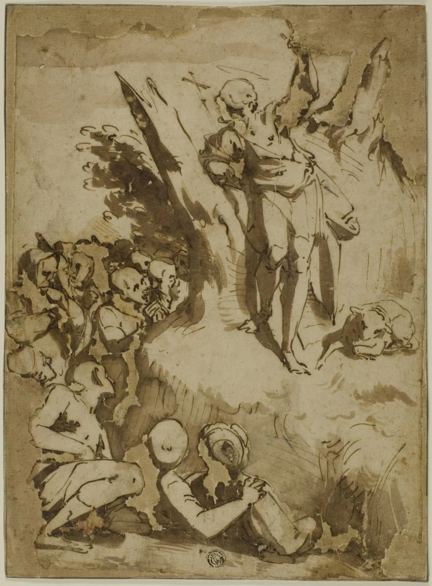 Luca Cambiaso 262 La predicazione di San Giovanni Battista Art Institute of Chicago