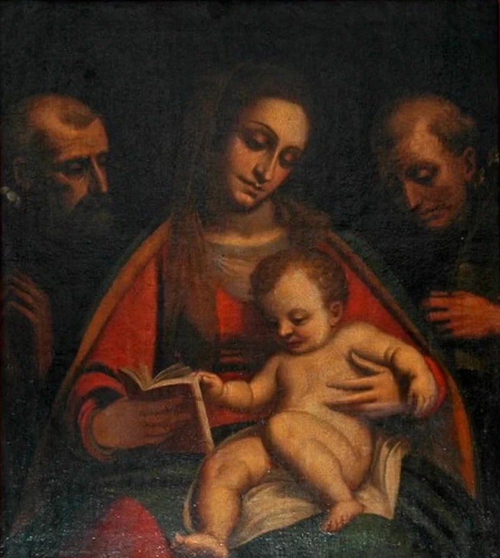 Luca Cambiaso 97 Madonna col Bambino e Santi 1