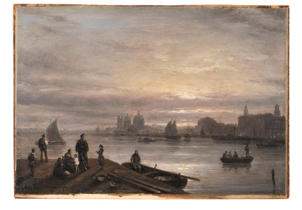 Giuseppe Canella 206 Venezia, veduta del Bacino di San Marco