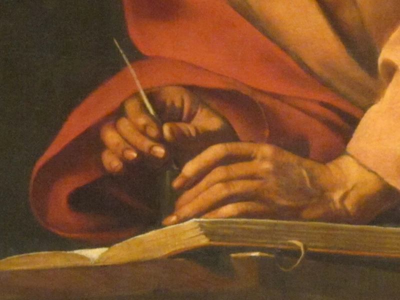 San Matteo e l'angelo mani 13