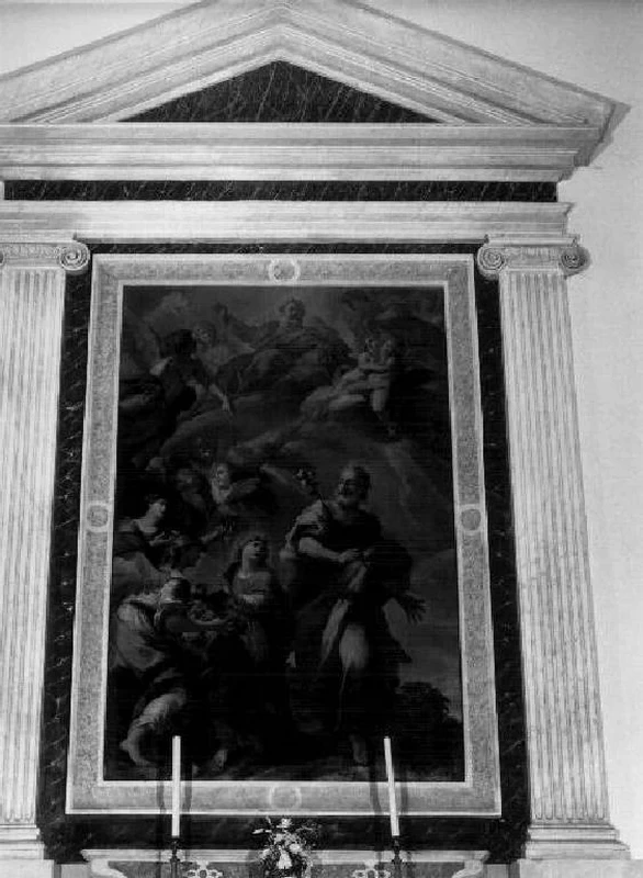 Giovanni Andrea Carlone 28 San Giuseppe e Gesù fanciullo Santuario di N.S. di Loreto, Genova