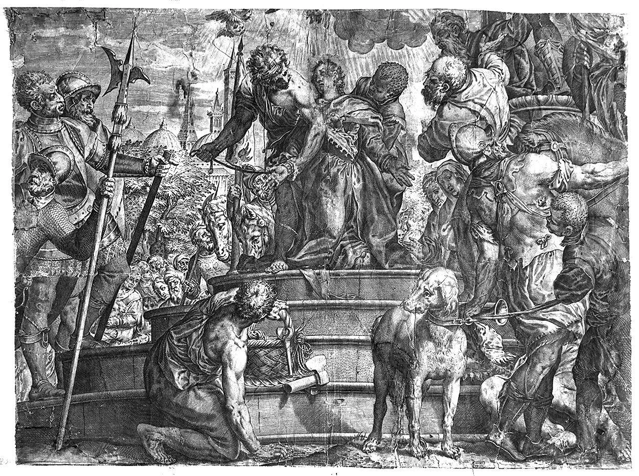 Agostino Carracci 131 martirio di Santa Giustina di Padova Firenze