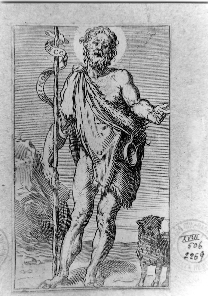 Agostino Carracci 178 San Giovanni Battista Collezione Remondini. Bassano del Grappa. Vicenza
