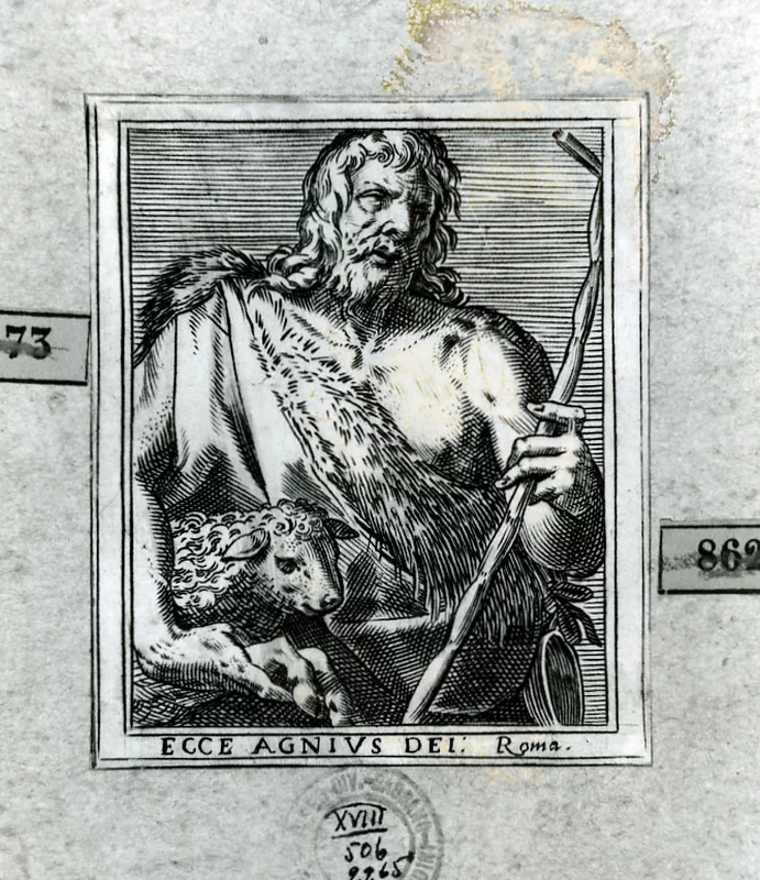 Agostino Carracci 179 San Giovanni Battista Collezione Remondini. Bassano del Grappa. Vicenza