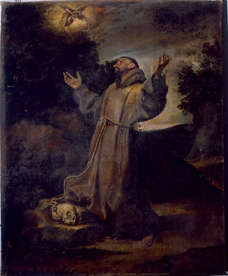 Agostino Carracci 33 San Francesco d'Assisi riceve le stimmate Galleria Nazionale di Parma