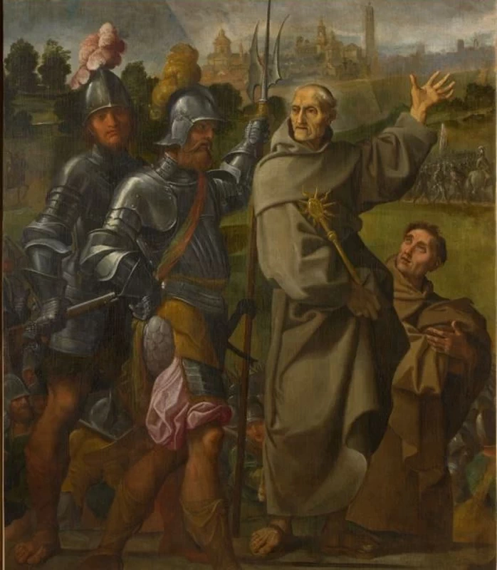 173 Ludovico Carracci San Bernardino da Siena consegna la città di Capri Cattedrale di Notre Dame de Paris