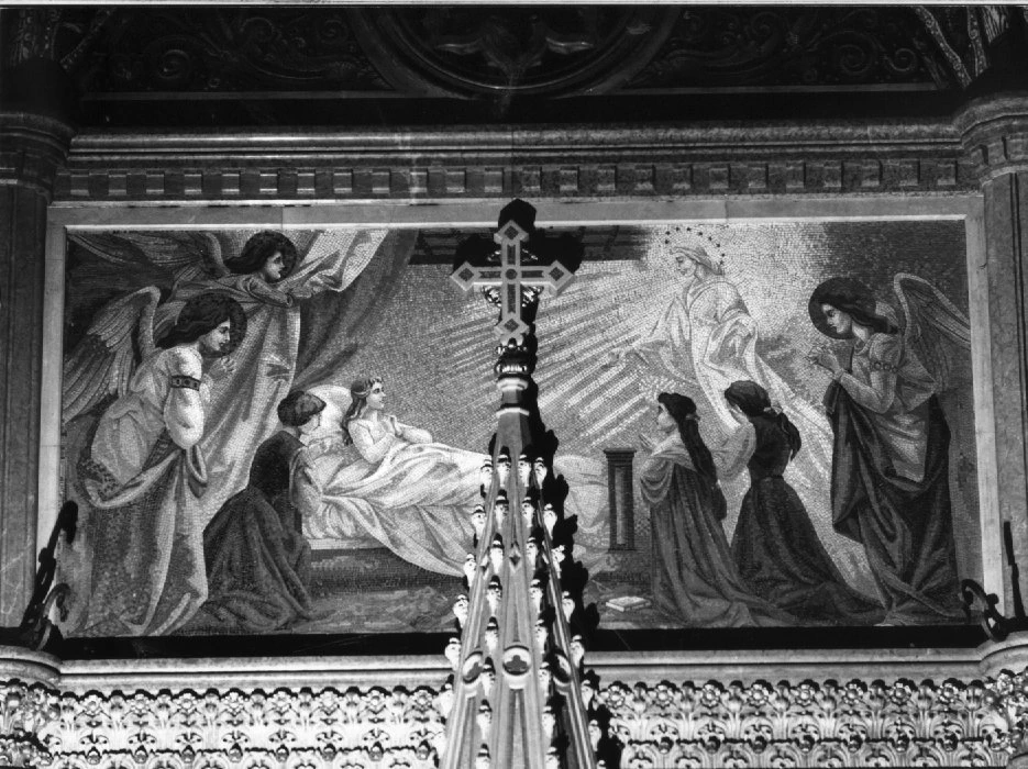 Giuseppe Cassioli 86 Santa Teresa bambina guarita dalla Madonna Chiesa di S. Teresa del Bambin Gesù, Verona