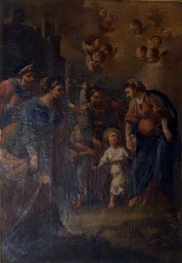 Dipinto con Sacra Famiglia