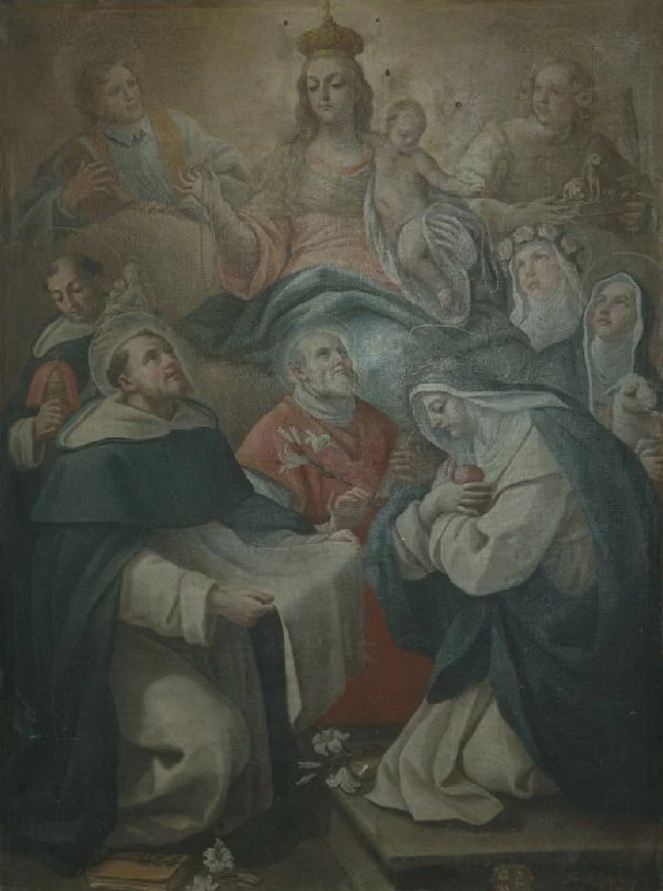 Dipinto con la Madonna e Gesù Bambino