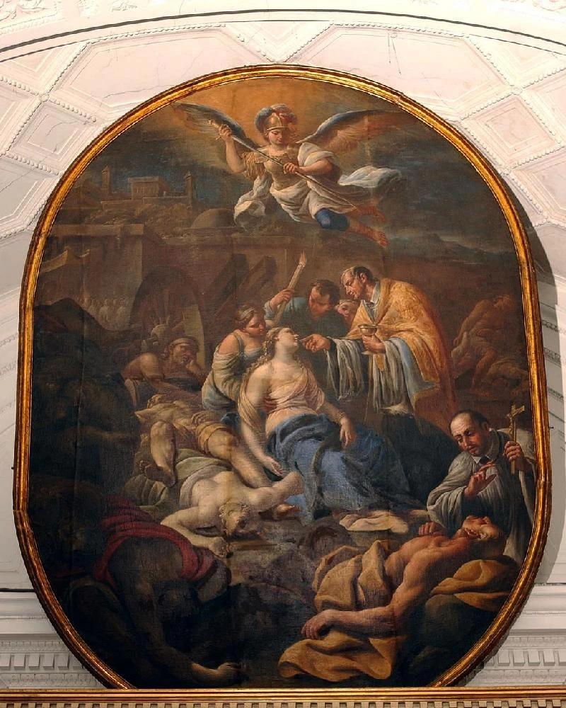 Scena della peste del 1656 - bottega