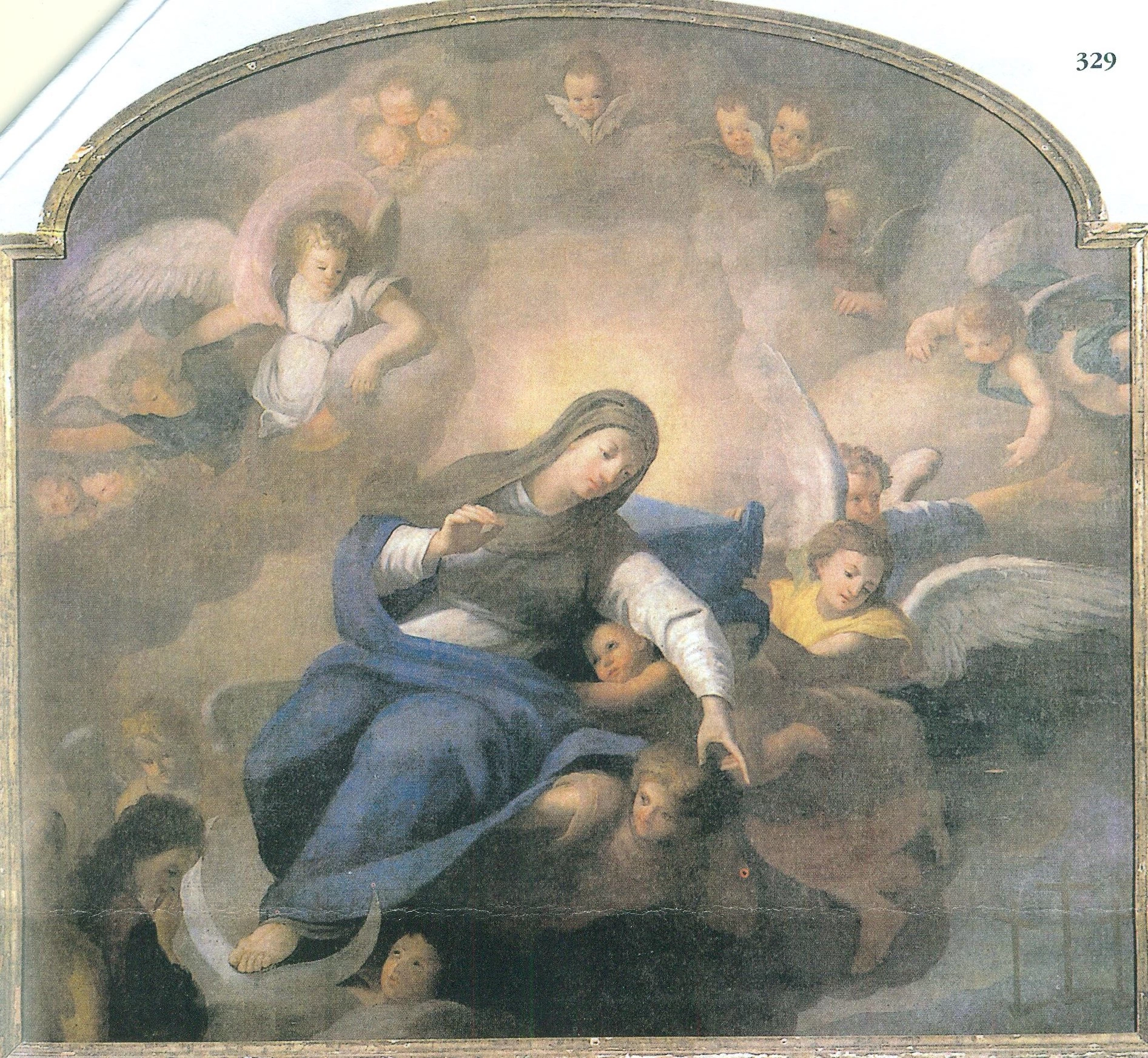 Giuseppe Castiglione 13 Apparizione della Madonna a Sant'Ignazio di Loyola