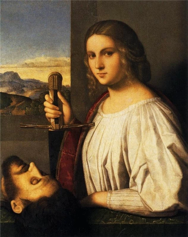 Giuditta con la testa di oloferne, 1525 ca. (venezia, fond. querini stampalia)