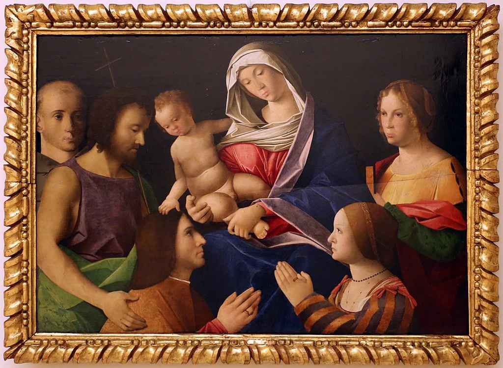 Madonna col Bambino, santi e donatori - Museo Estense Modena