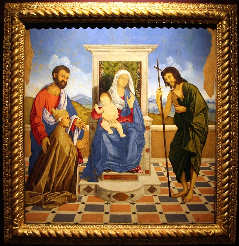Madonna col bambino e ss. Marco e Battista col doge Leonardo Loredan - 1505