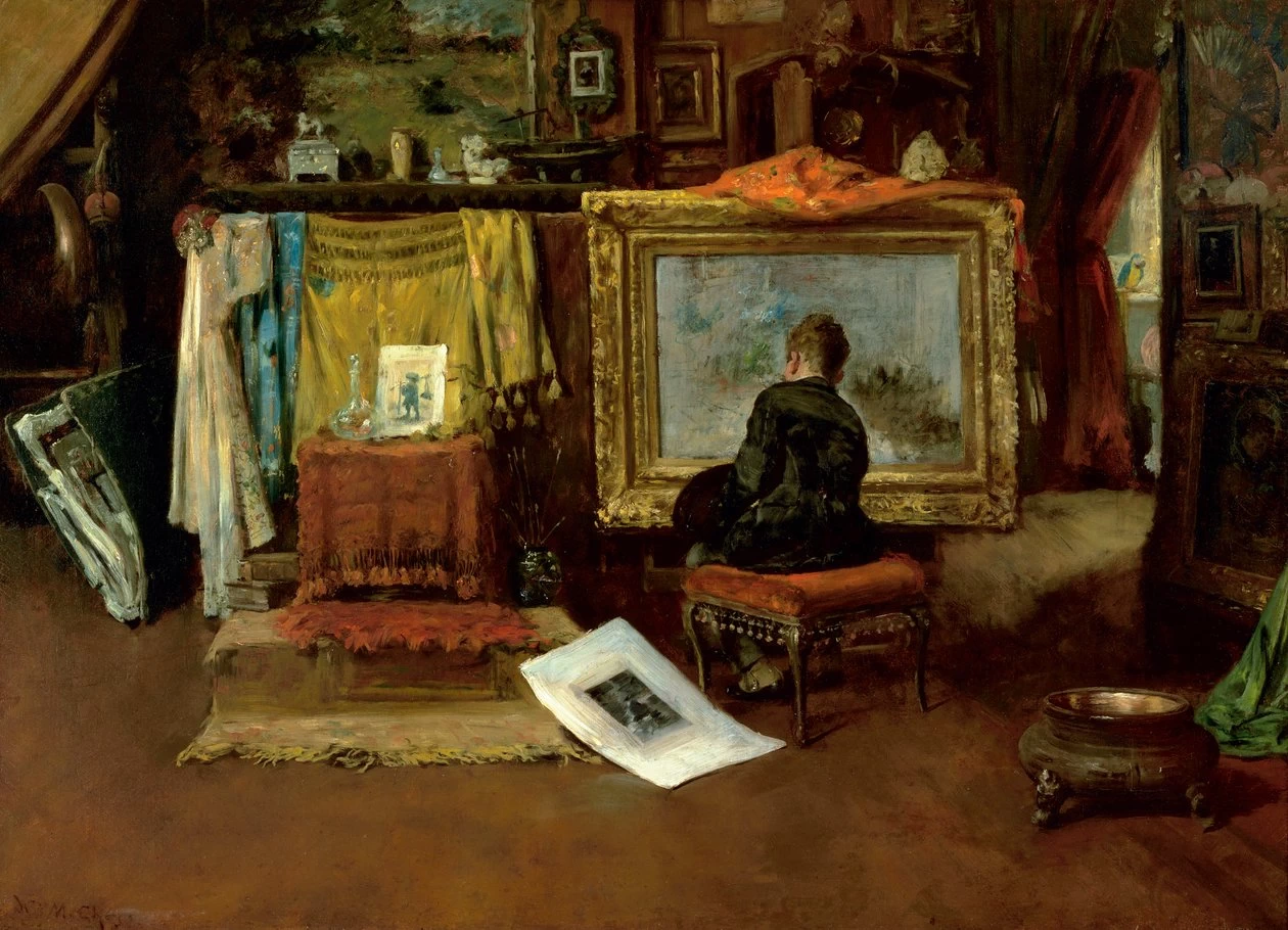 Lo studio interno, Tenth Street, 1882 Huntington Library and Art Gallery, San Marino