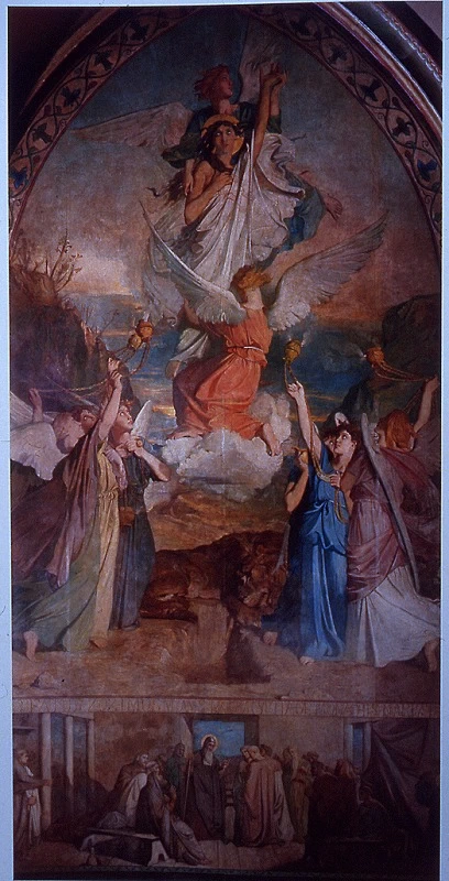 Théodore Chassériau 108 Maria l'Egiziana portata in cielo; Zozimus racconta la vita e la morte di Maria l'Egiziana Chiesa di Saint Merri