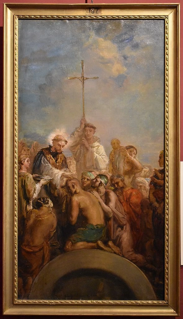 Théodore Chassériau 171 San Francesco Saverio battezza gli indiani Musee Salies