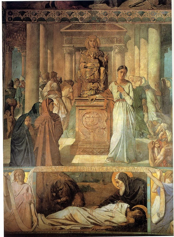 Théodore Chassériau 33 Conversione di Maria l'Egiziana e sepoltura di Maria l'Egiziana, 1843 Chiesa di Saint Merri
