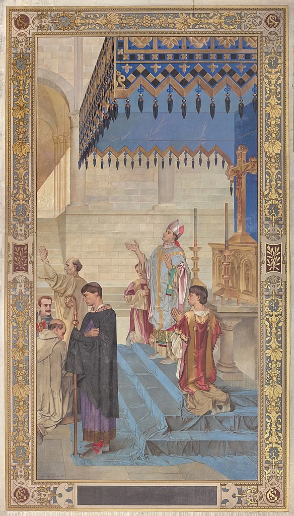 Pierre Puvis de Chavannes 68 La storia di santa Genoveffa I miracoli Panthéon, Parigi 2