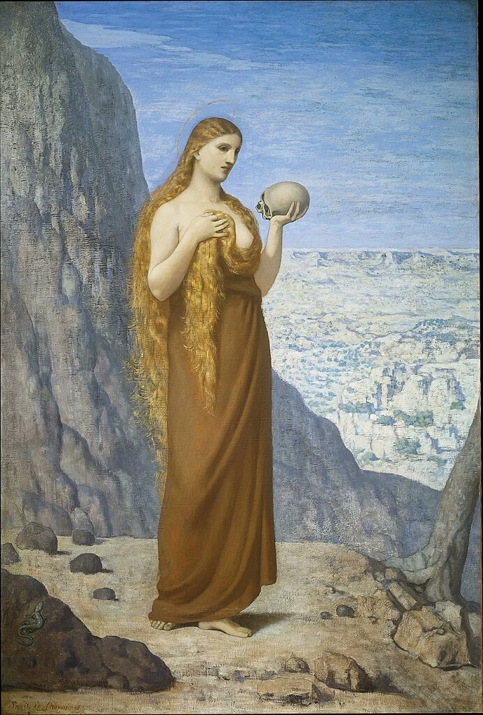 Pierre Puvis de Chavannes 87 Maria Maddalena nel deserto Städelsches Kunstinstitut und Städtische Galerie