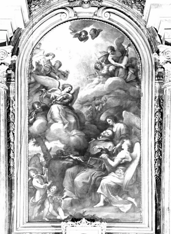 Giuseppe Bartolomeo Chiari 18 Estasi di San Francesco d'Assisi Chiesa dei SS. XII Apostoli, Roma