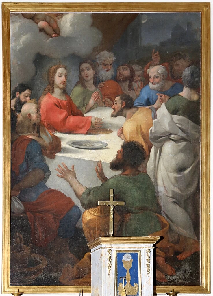 Giuseppe Bartolomeo Chiari 31 Istituzione dell'Eucarestia San Biagio a Casale