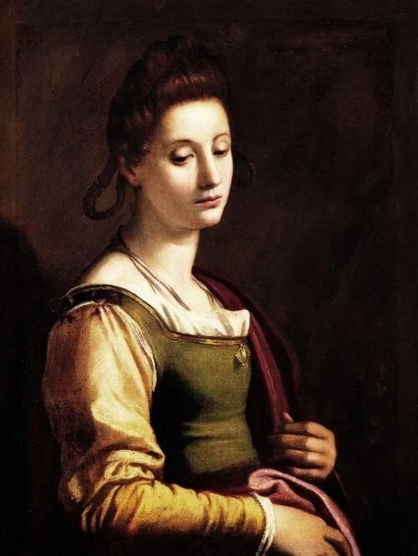 Jacopo Chimenti 108 Una dama come Santa Barbara