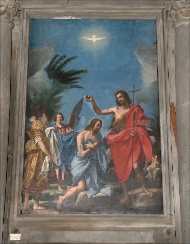 Jacopo Chimenti 15 battesimo di Cristo Pisa
