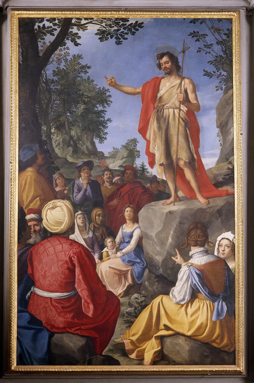 Jacopo Chimenti 94 San Giovanni Battista predica nel deserto Firenze